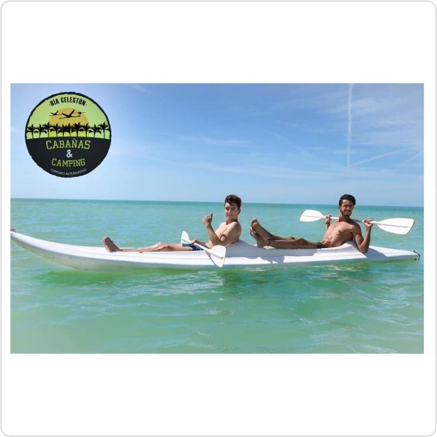 Cabanas Camping Ria Celestun Ngoại thất bức ảnh